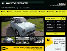 Tablet Screenshot of nissanfigaro.com